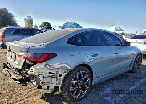 2022 BMW I4 Edrive 40 из США, поврежденный, VIN WBY73AW04NFN15170